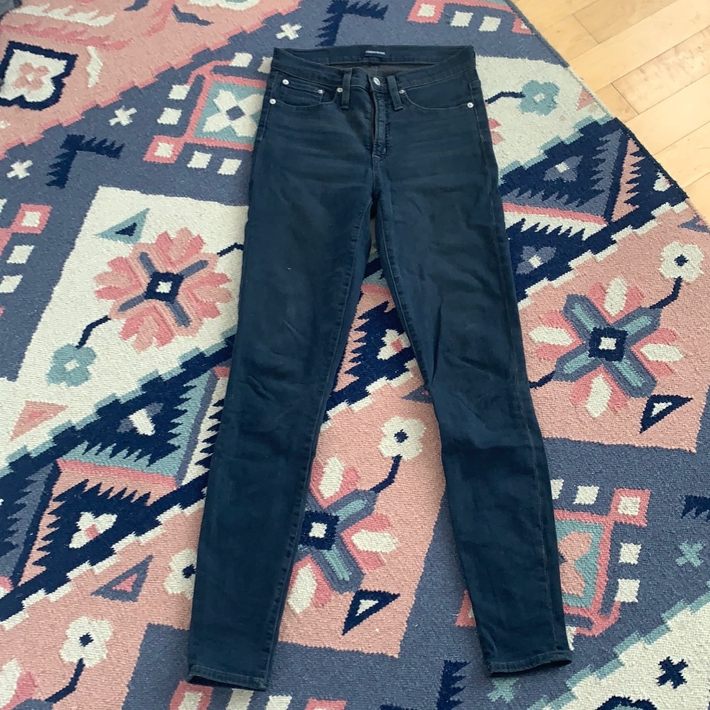 J. Crew 9” High-Rise Toothpick Jeans